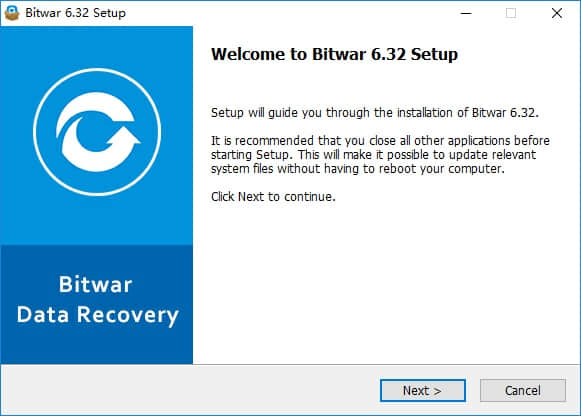 Install Bitwar Data Recovery