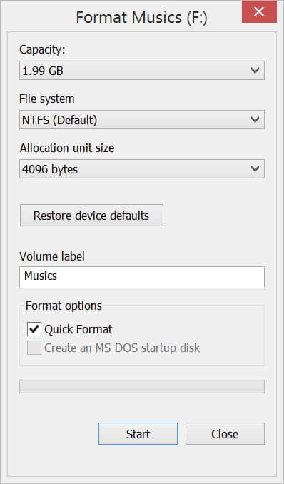 2-Data Recovery-Formatted Musics Recovery-Formatted Partition
