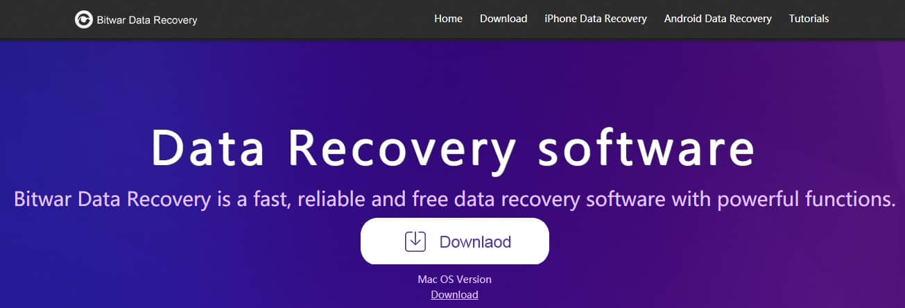 download Bitwar Data Recovery software