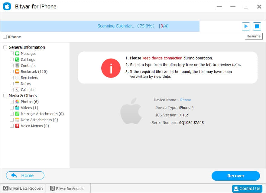 how to recover lost data on iphone without backup