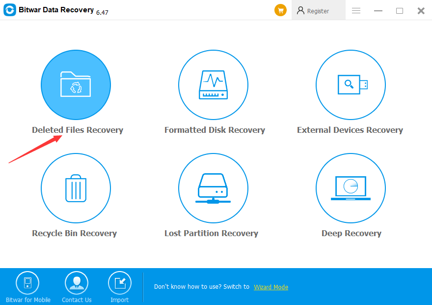 How to recover deleted files with Bitwar Data Recovery
